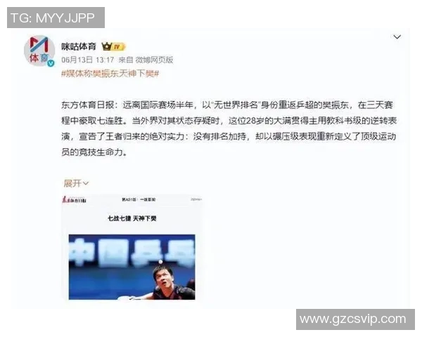 杭州乒乓球队状态排名创新高引领全国乒乓球新风潮